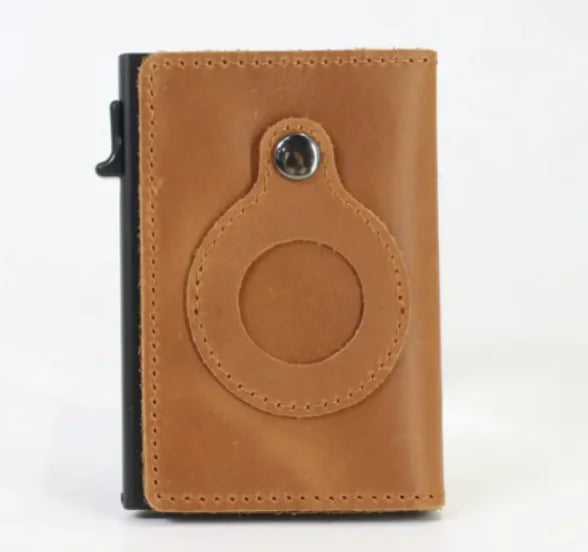 Slim AirTag Leather Wallet